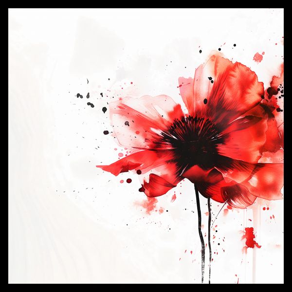 Plakat 50x50cm Płynna Akwarela zdjęcie 2