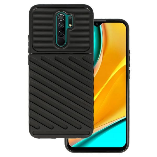 Thunder Case do Xiaomi Redmi 9 Czarny zdjęcie 1