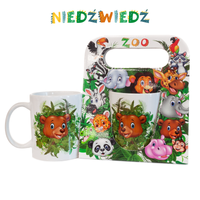 kubek ceramiczny w ozdobnym opakowaniu niedźwiedź nr9