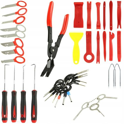 ŚCIĄGACZE DO TAPICERKI ZESTAW ŚCIĄGACZY 43EL ŁYŻKI na Arena.pl