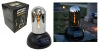świeca, lampion solarny velora szklana tuba, plastikowa czarna