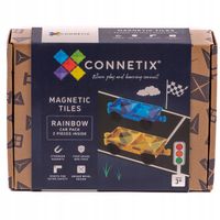 Connetix Klocki magnetyczne Rainbow Car Pack 2 Connetix autka pociągi