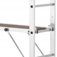 Rusztowanie aluminiowe podest roboczy 2x7 drabina aluminiowa TUV