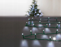 ŁAŃCUCH ŚWIETLNY ŚWIĄTECZNY ZEWNĘTRZNY 320 LED 3,2 M ZIMNA BIEL NA BALKON