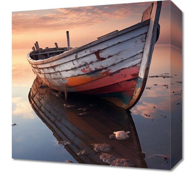 Obraz 40x40cm Odosobniona Przystań zdjęcie 1