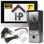 Wideodomofon Wideo Domofon Full HD FURTKA + BRAMA Nagrania PAMIĘĆ LCD 7"