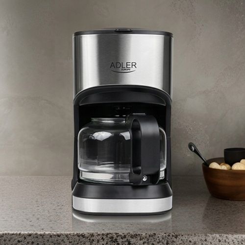 Ekspres do kawy przelewowy 0,7L Blokada kapania ADLER AD 4407 czarny na Arena.pl