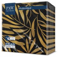 Serwetki Flizelinowe Złote Liście 40x40 Paw Wesele Urodziny Event Przyjęcie