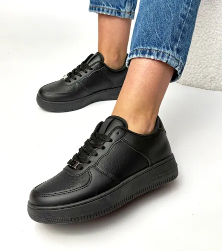 Czarne sneakersy na platformie Brigitte 38 na Arena.pl