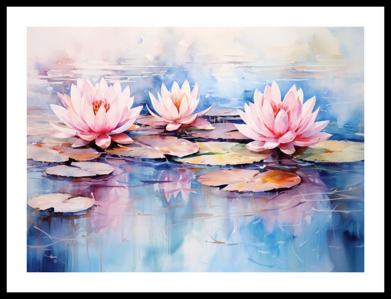 Plakat 55x40cm Spokojne Odbicia zdjęcie 3