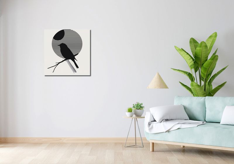 Obraz 60x60cm Kontrast Smukłości zdjęcie 2