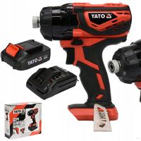 YATO ZAKRĘTARKA UDAROWA 18V ZESTAW KLUCZ AKUMULATOROWY +2Ah YT-82800