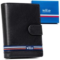 Skórzany męski portfel Wild N4-GV RFID