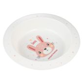 CANPOL Miseczka plastikowa dla dziecka 270ml CUTE ANIMALS różowa