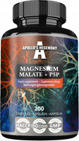 AH Magnesium Malate +P5P 200 kap. Jabłczan magnezu