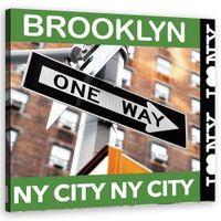 OBRAZ NA PŁÓTNIE Nowy Jork Brooklyn