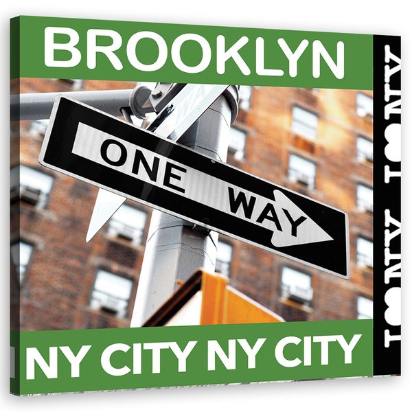 OBRAZ NA PŁÓTNIE Nowy Jork Brooklyn zdjęcie 1
