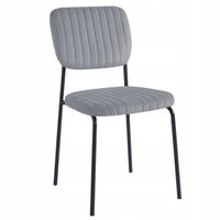 krzesło k19-fx velvet szare