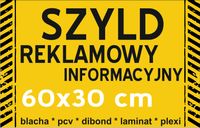Tablica reklamowa SZYLD Reklama na płycie PCV