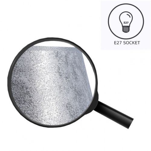 Lampa wisząca 1xE27 KULA SILVER 160 na Arena.pl