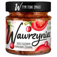 Pasta z Suszonymi Pomidorami i Żurawiną 180g PRODUKT 100% NATURALNY