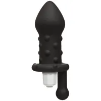 doc johnson mood juicy beaded silikonowy korek wibrujący 10 trybow f