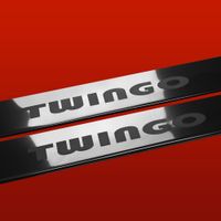 Listwa progowa RENAULT TWINGO MK1 Stal nierdzewna 304 połysk 2szt