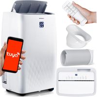 Klimatyzator przenośny z funkcją grzania 4kW OSUSZACZ 34l/24h WiFi BD-581