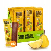 Paski owocowe gruszka-ananas TM BOB SNAIL 420g (30x14g)