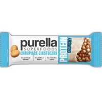 Purella Superfoods PROTEIN BAR BATON PROTEINOWY CHRUPIĄCE CIASTECZKO 45g