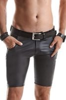 wetlook shorts black xl