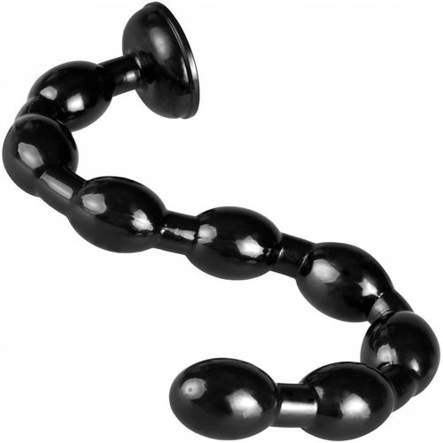 Długi Korek XXL 50 cm, Elastyczne Kulki Analne Na Przyssawce na Arena.pl