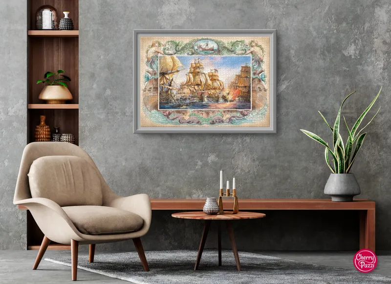 Puzzle 2000 elementów. Bitwa morska 50026 zdjęcie 2