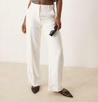 Abercrombie & Fitch Spodnie z szerokimi nogawkami i podwyższonym stanem 24