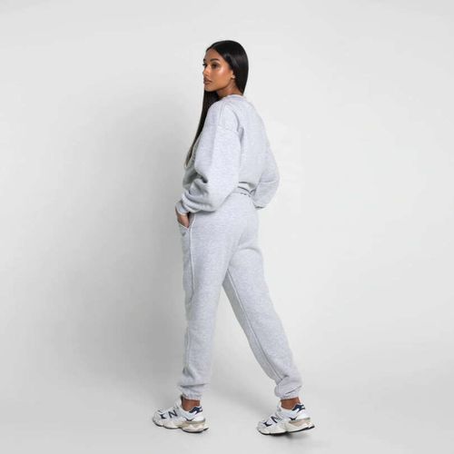 Chiara Wear - Bluza oversize nadruk CIRCLE - szara S/M na Arena.pl