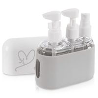 Pojemniki Podróżne Butelki Kosmetyki Wakacje do Samolotu Bagażu Kosmetyczka