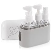 Pojemniki Podróżne Butelki Kosmetyki Wakacje do Samolotu Bagażu Kosmetyczka