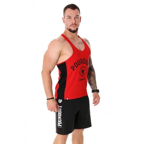 Poundout tank top Stringer FORCE czerwony Rozmiar - M na Arena.pl