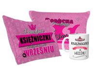 Zestaw urodzinowy poduszka + kubek Księżniczki rodzą się we wrześniu