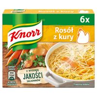 Knorr KOSTKI ROSOŁOWE ROSÓŁ Z KURY 60G