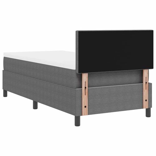 Łóżko sprężynowe ręczne Jasnoszary,Biały 193 x 90 x 88 cm na Arena.pl