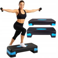 STEP PODEST DO ĆWICZEŃ AEROBIKU FITNESS 2 STOPNIOWY REGULOWANY