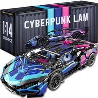 2X KLOCKI SAMOCHÓD SPORTOWY LAMBORGHINI Z KLOCKÓW UKŁADANKA ZABAWKA PREZENT