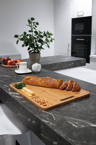 Duża deska do krojenia BAMBOO SERVING, brązowy na Arena.pl