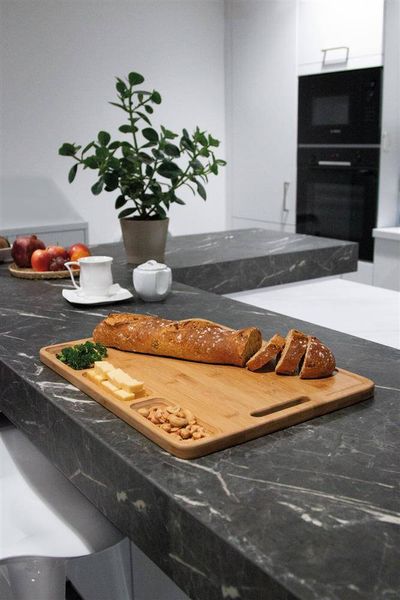 Duża deska do krojenia BAMBOO SERVING, brązowy zdjęcie 4