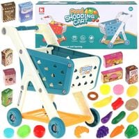 wózek sklepowy na zakupy koszyk dla dzieci produkty warzywa owoce akcesoria