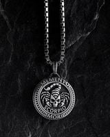 Wisiorek Znak zodiaku - SCORPIO. MEMENTO MORI (skorpion)