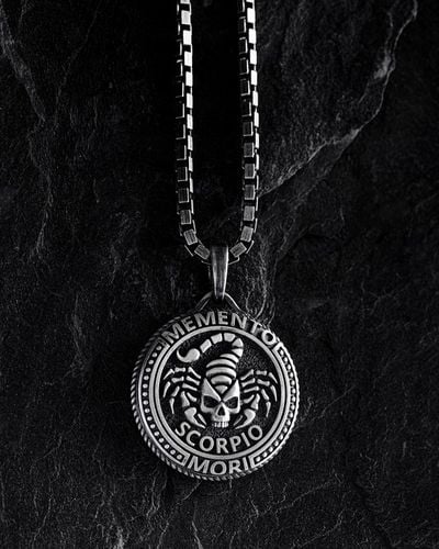 Wisiorek Znak zodiaku - SCORPIO. MEMENTO MORI (skorpion) na Arena.pl