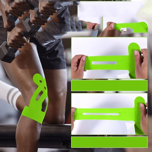 WYSOKIEJ JAKOŚCI TAŚMA KINEZJOLOGICZNA na ciało kolano 12 PCS na Arena.pl