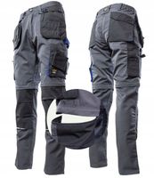 SPODNIE ROBOCZE MONTERSKIE ODPINANE NOGAWKI 2W1